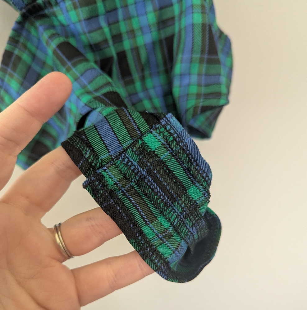 Capsule Dolls Kill Plaid O-ring Bodysuit Festival Rave ALT - Picture 8 of 8